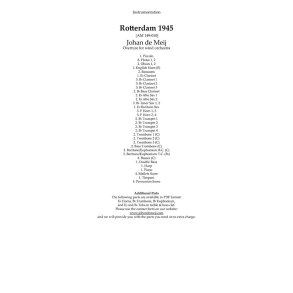 Rotterdam 1945 : Overture for wind orchestra